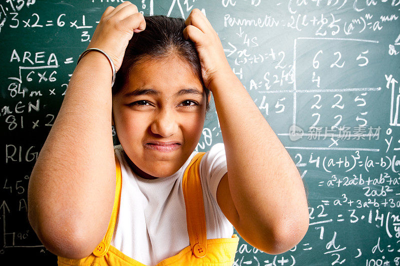 用数学问题迷惑印度女学生