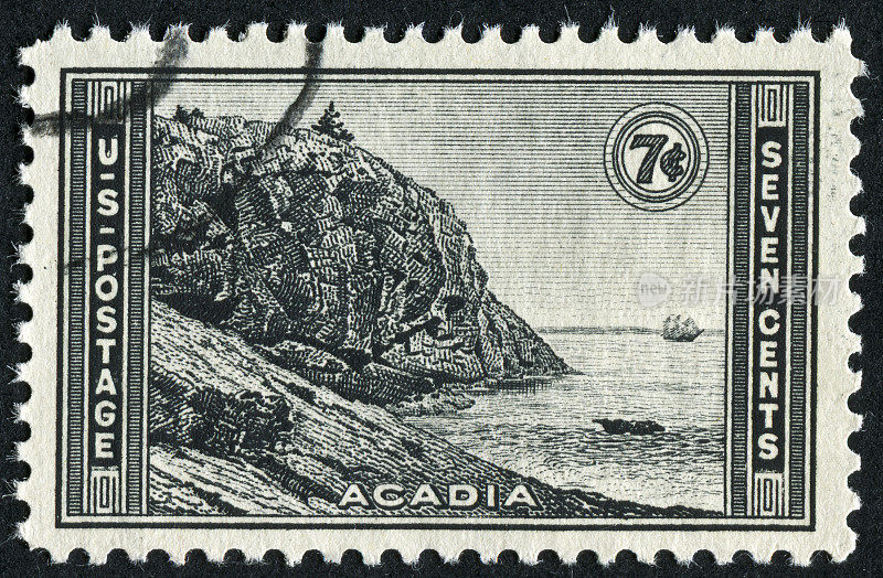 阿卡迪亚国家公园邮票