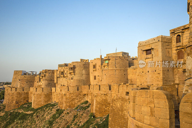 印度拉贾斯坦邦的Jaisalmer堡