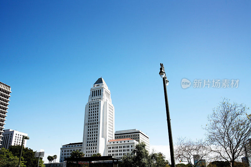 洛杉矶市政厅有很大的复印空间