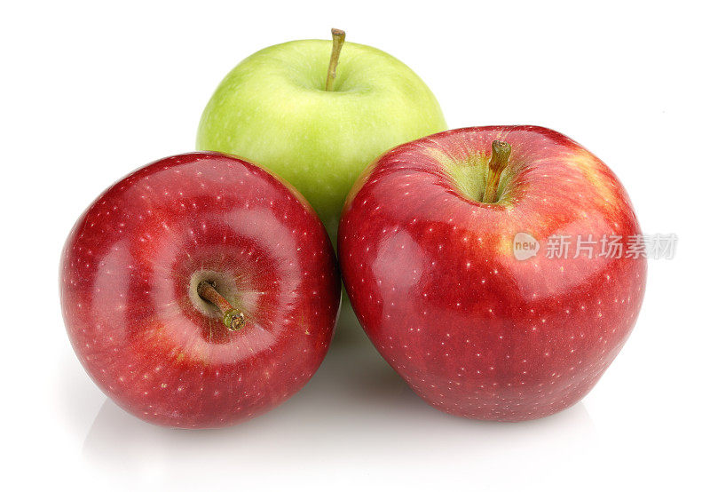 绿苹果和红苹果