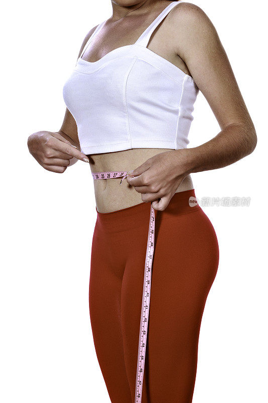 减肥测量腰围-苗条形象系列