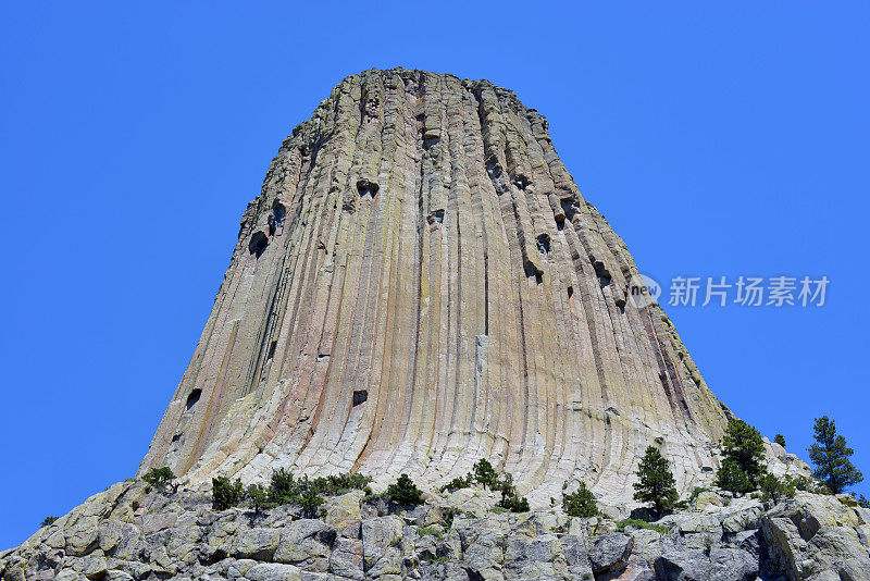 魔鬼塔，经典的观点，美国怀俄明州