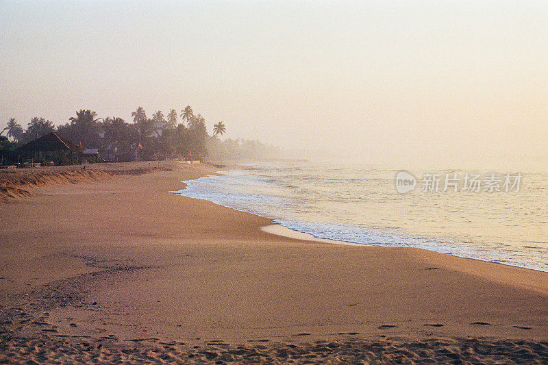 斯里兰卡的热带海滩