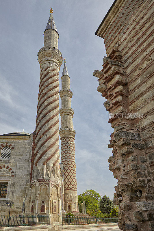 三个Serefeli清真寺，Edirne，土耳其