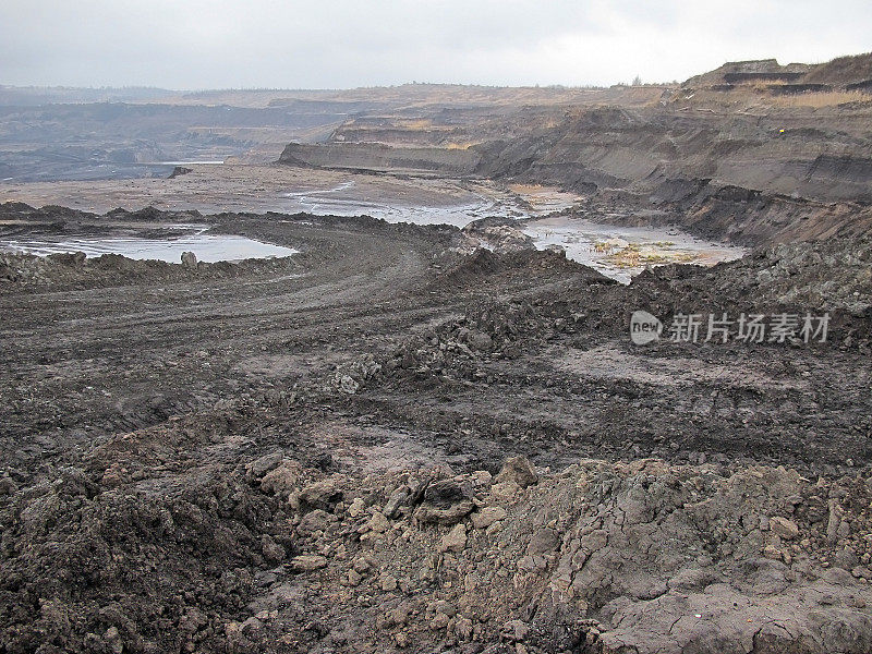 露天露天煤矿用矿浆组成的废液
