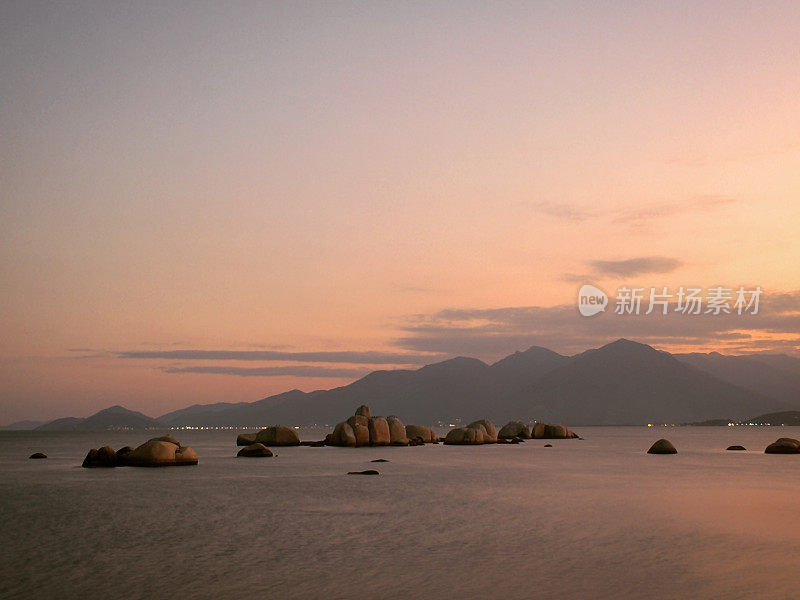 海上日落Florianópolis