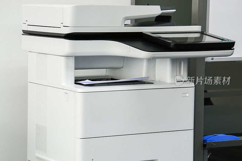 关闭多功能办公打印机打印和扫描文件