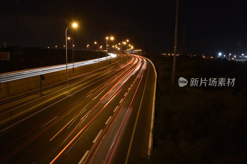 夜间长时间暴露