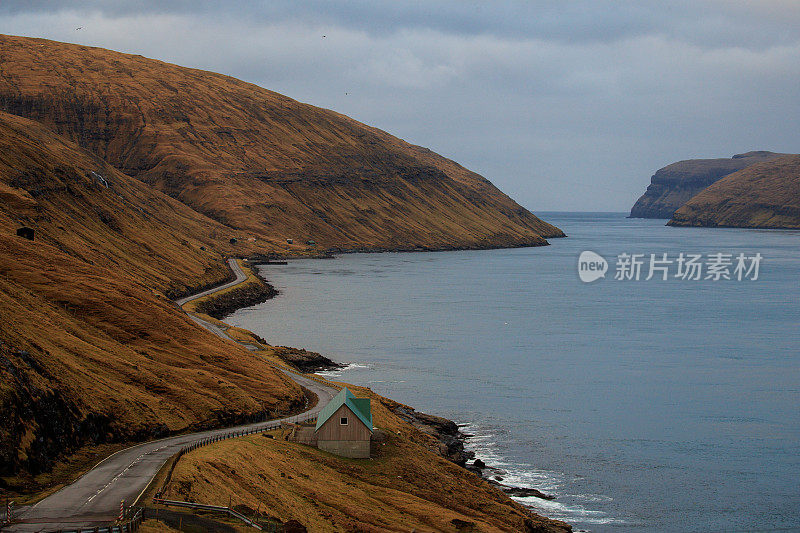 法罗群岛的峡湾和海域