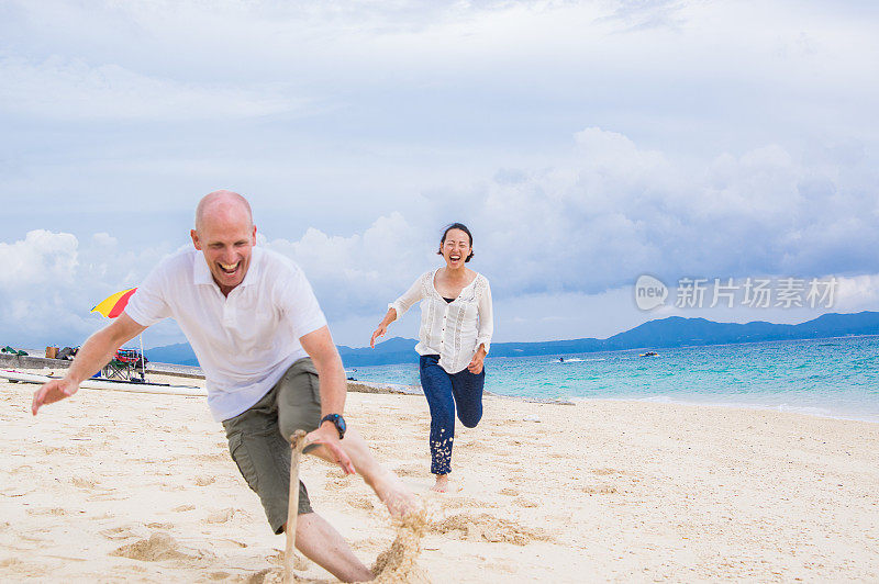 夏天,旅行,海滩