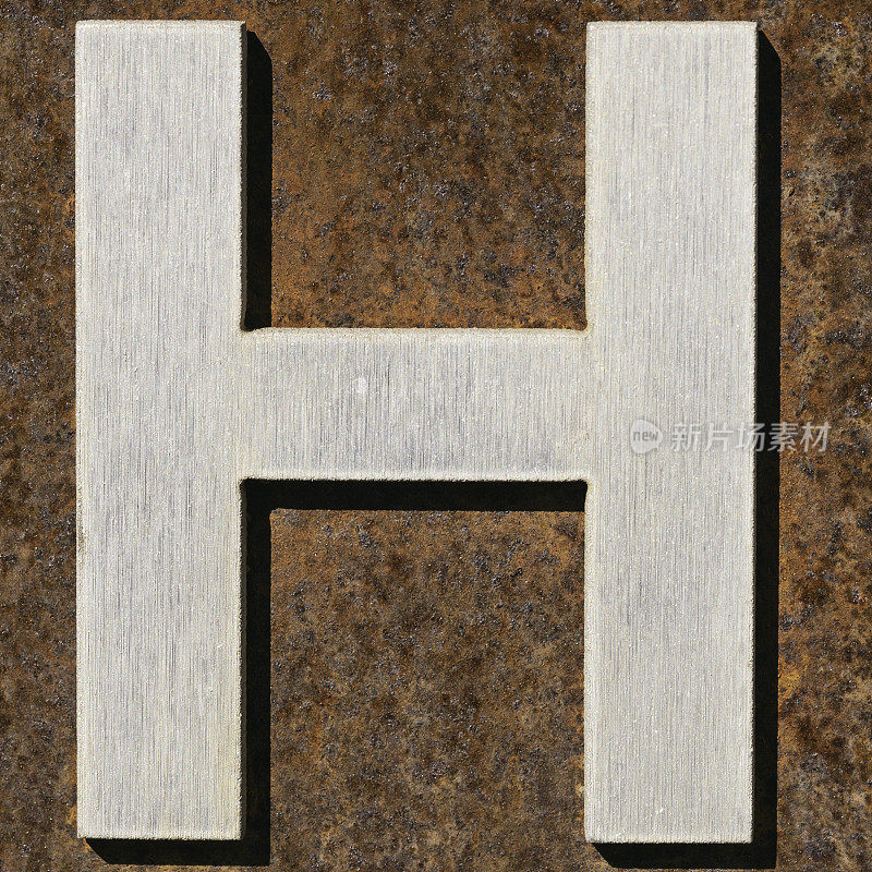 金属大写字母H