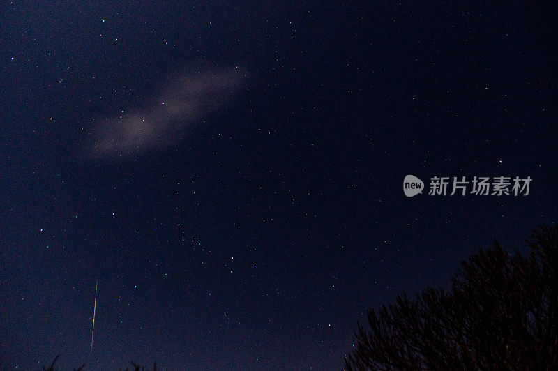 双子座流星雨来自日本茨城县筑波山