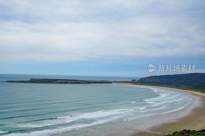 Tautuku海滩，佛罗伦萨山观景台卡特林，南岛，新西兰