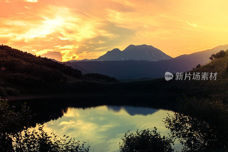 山景观堪察加半岛