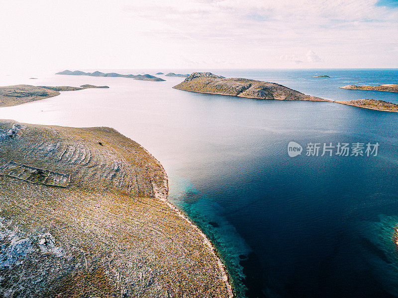 克罗地亚达尔马提亚的科尔纳特岛