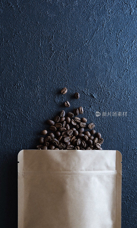 咖啡包装和咖啡豆