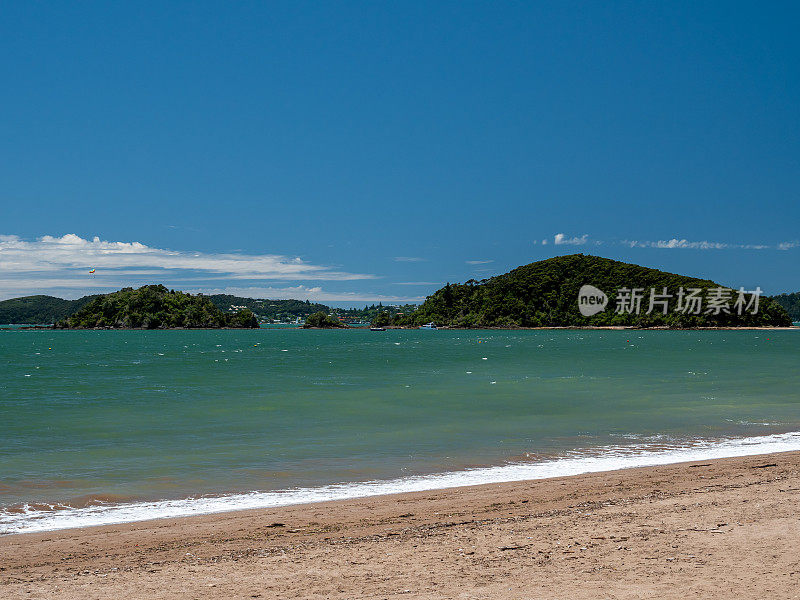 新西兰群岛湾海岸线