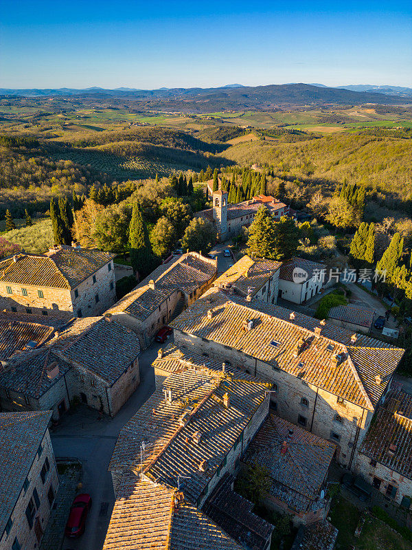 Fonterutoli，古意大利村庄