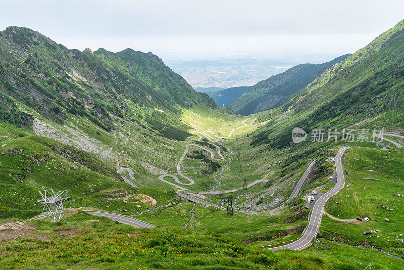 罗马尼亚的transagaransan高速公路