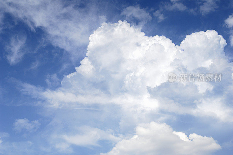 戏剧性的夏天Cloudscape