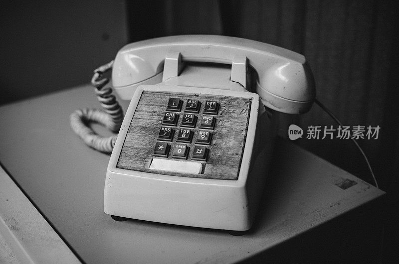 旧复古的电话。