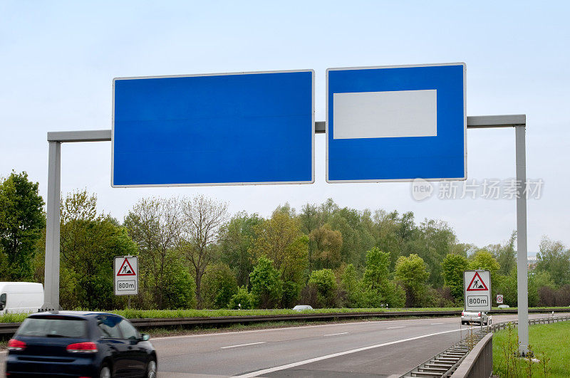 德国高速公路标志，高速公路目的地