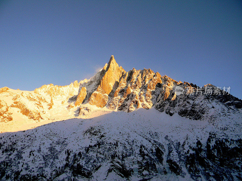 夏蒙尼法国阿尔卑斯山