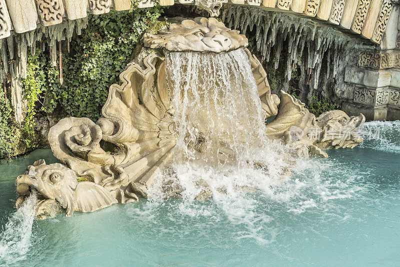 达西的喷泉。法国第戎,勃艮第
