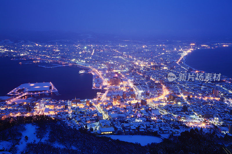 函馆夜景日本北海道