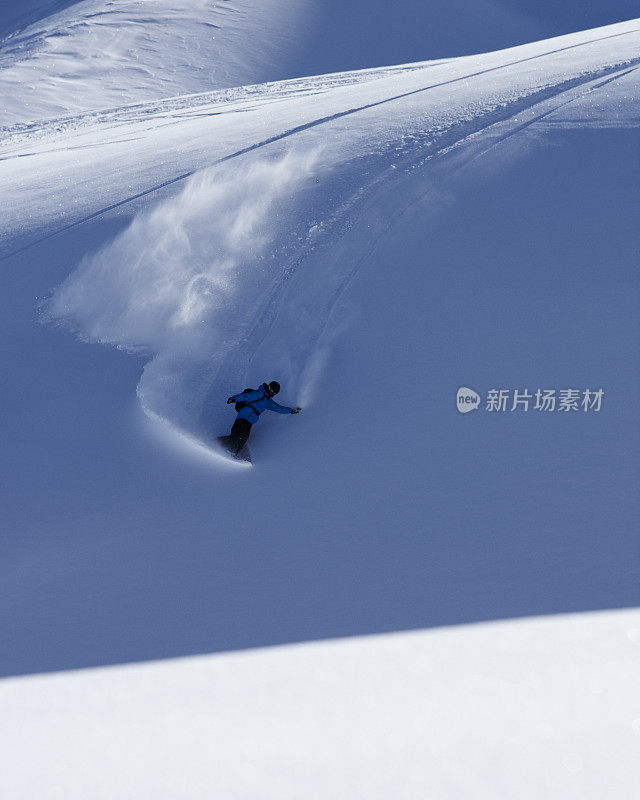 滑雪搭便车者