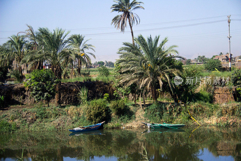 埃及:尼罗河上的划艇
