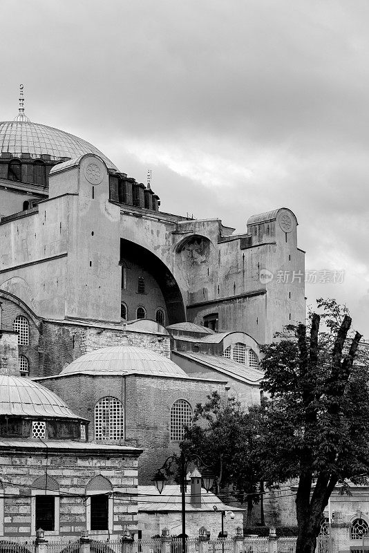 位于土耳其伊斯坦布尔的圣索菲亚大教堂博物馆
