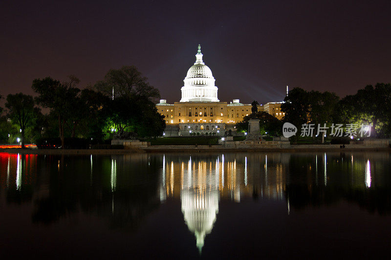 华盛顿特区的美国国会大厦