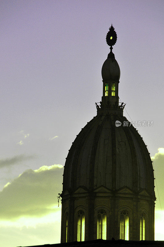 哥伦比亚-波哥大:国家投票大教堂的圆顶