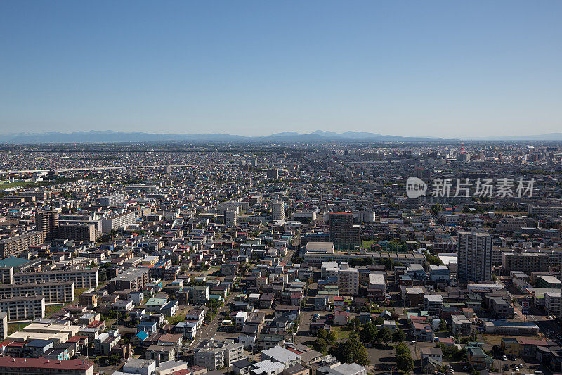 札幌天际线在北海道，日本