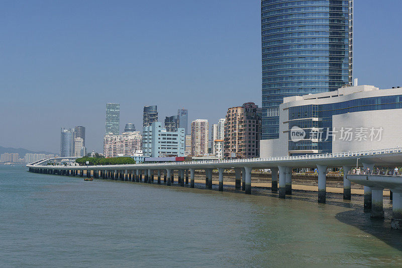 现代建筑的厦门盐武大桥，中国