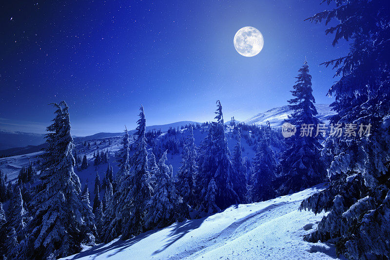 冬天月亮