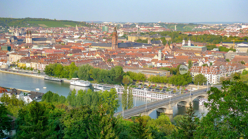 德国巴伐利亚州弗兰科尼亚的历史名城维尔茨堡
