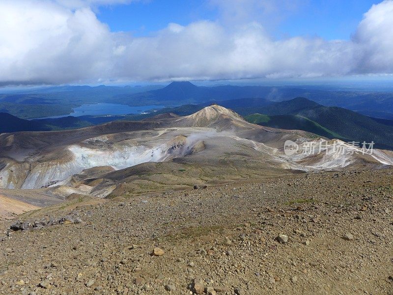 日本北海道阿坎戴克米坎戴克山(100座名山)