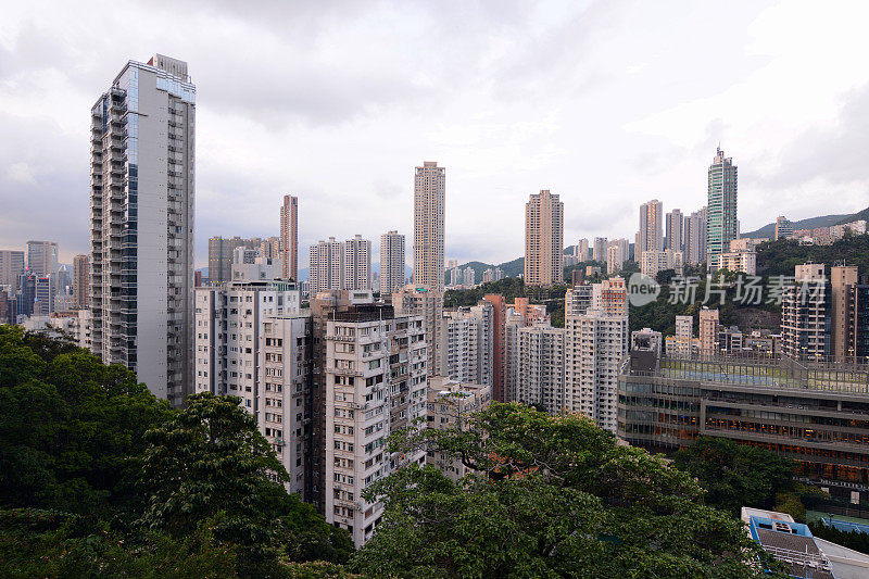 香港跑马地的地平线