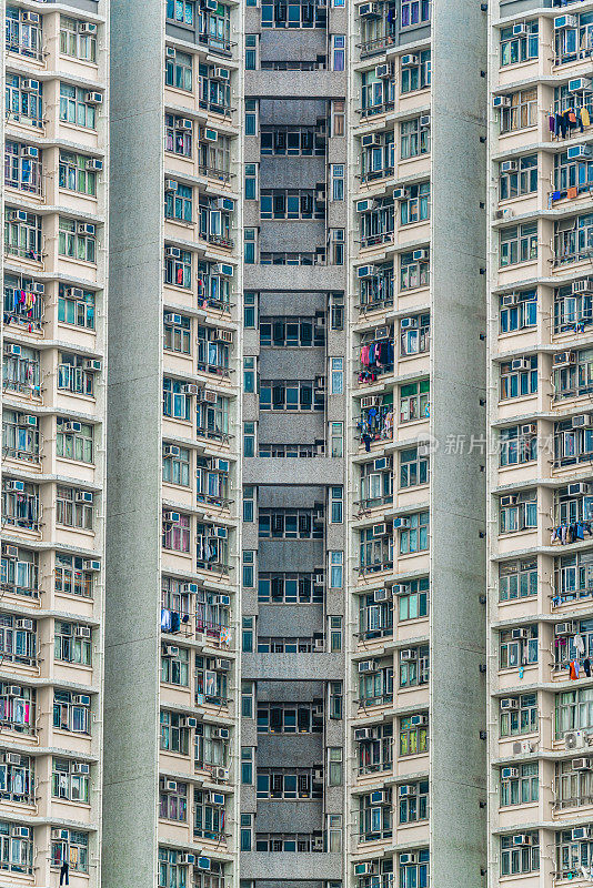 香港的高层住宅大厦