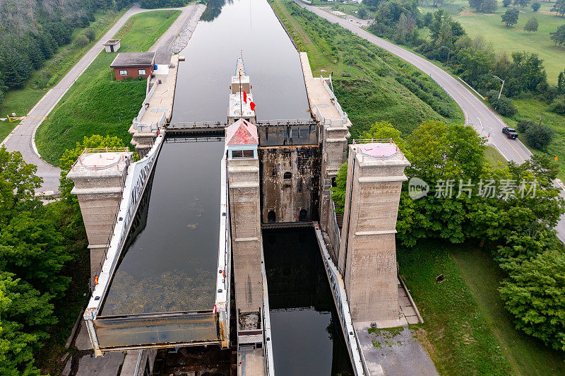 彼得伯勒电梯船闸国家历史遗址，特伦特-塞文水道，21号船闸，彼得伯勒，加拿大