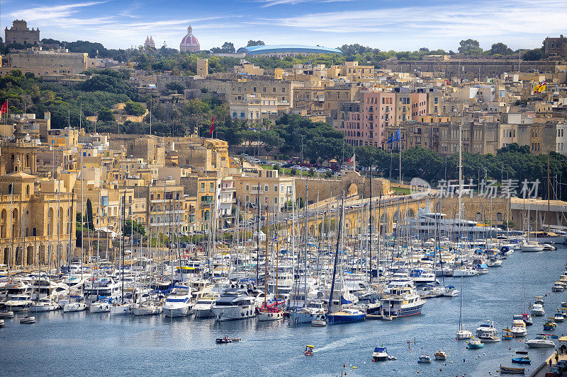 马耳他-地中海旅游目的地，Birgu与码头