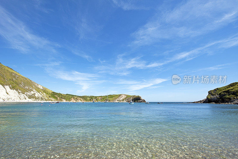 美丽的卢沃斯湾，多塞特