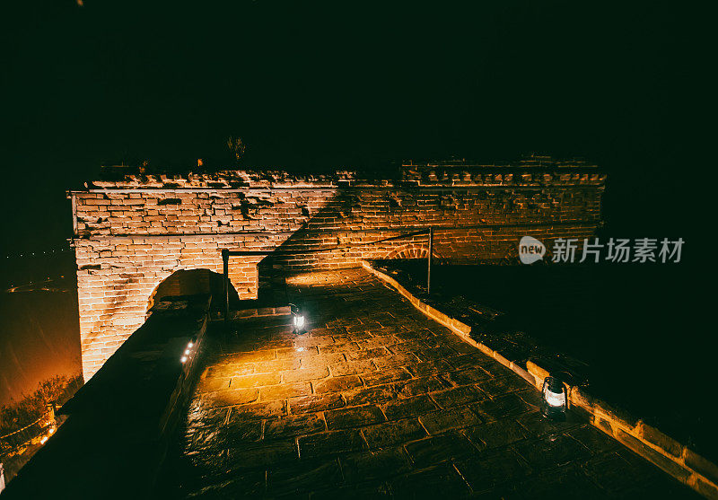 中国复古风格建筑。古典园林。古北水乡夜景