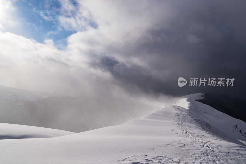 冬季景观与白鹭山