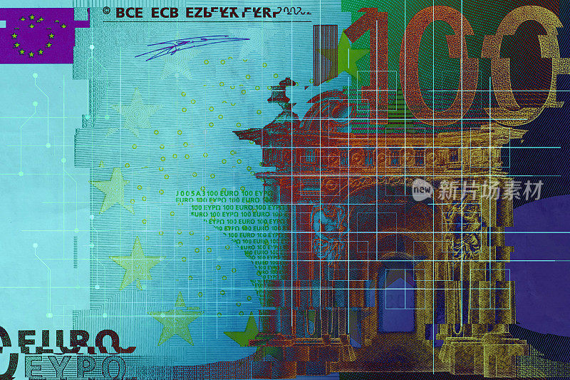 100欧元纸币数字货币