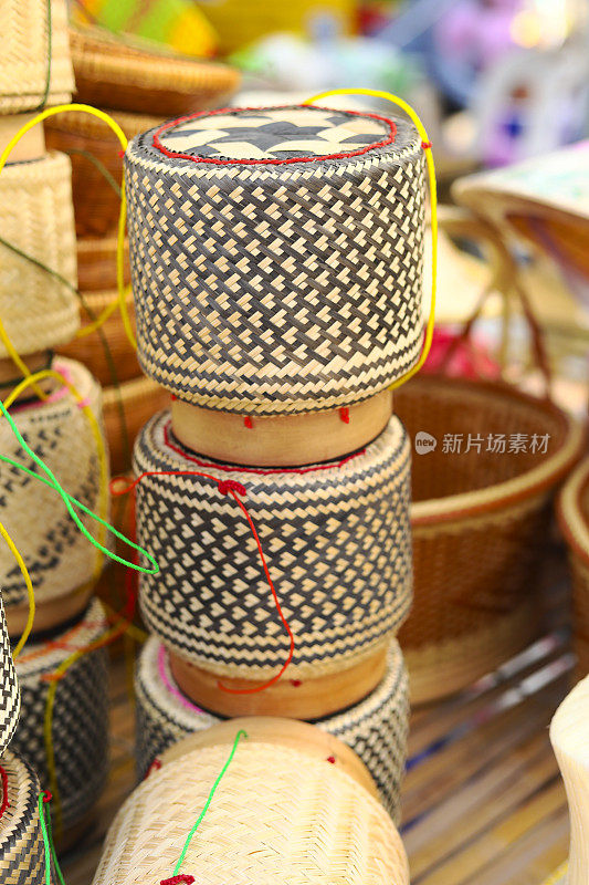 装糯米的泰国小竹篮