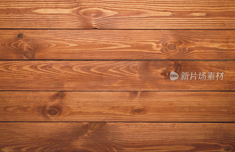 木质背景，纹理，棕色木板，垃圾壁纸。旧木地板，质朴木墙。复古板条，水平图案，天然板材表面。饱经风霜的面板。有质感的红橡木桌